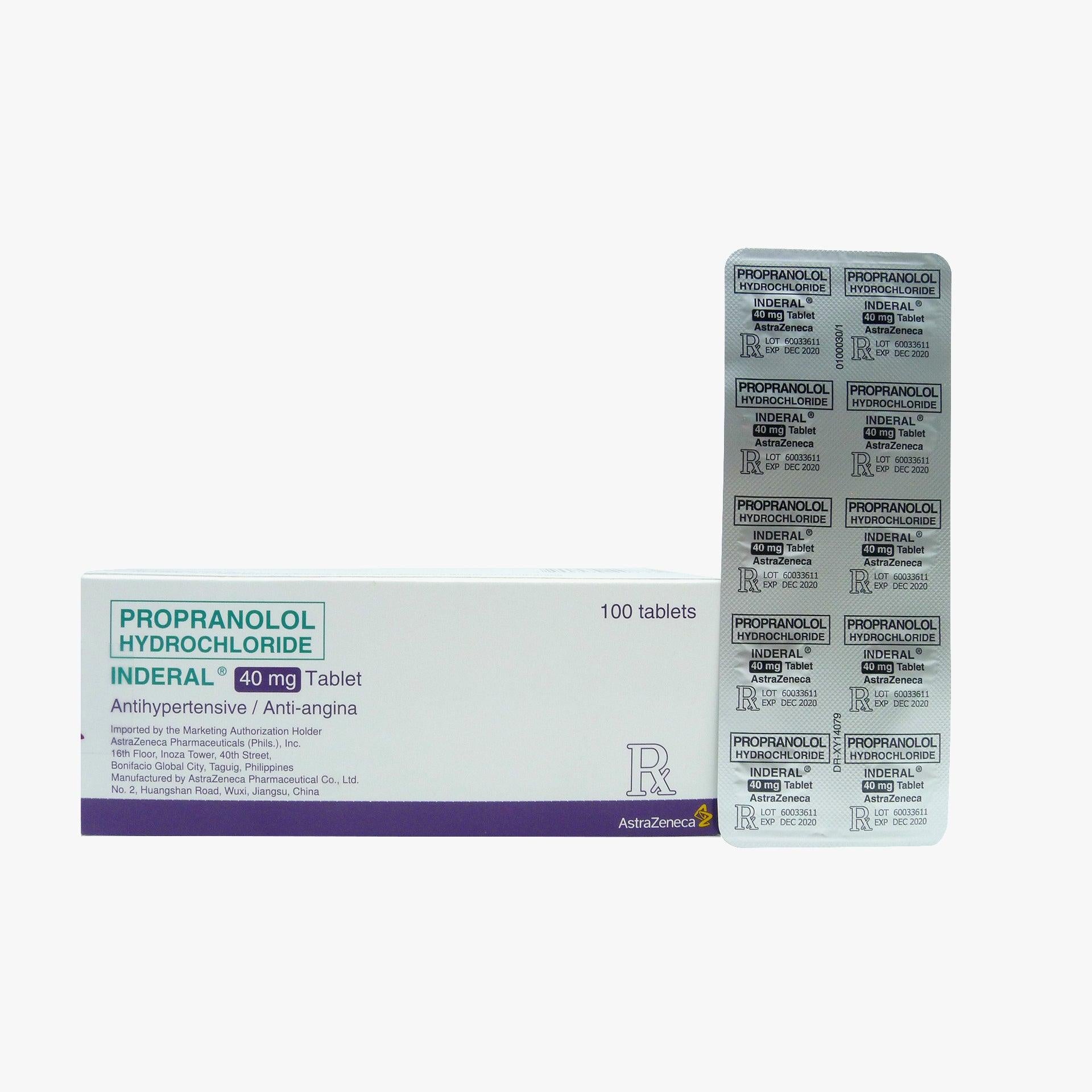 Propranolol 40 Mg Eg
