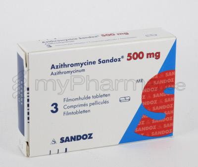 Zithromax 500 mg 3 comprimés