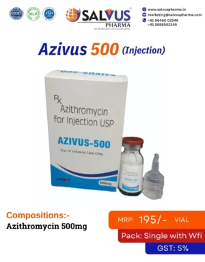 Azithromycin 500 mg vial