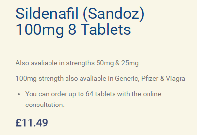sildenafil sandoz prix
