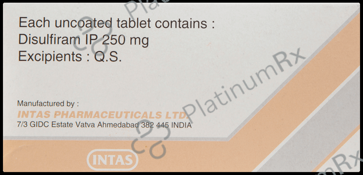 Disulfiram 250mg