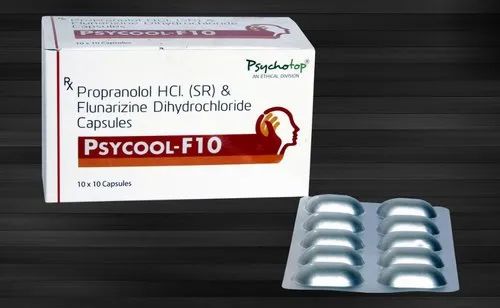 Propranolol 40 mgflunarizine 10 mg