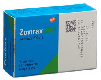 Aciclovir de 200mg ou 400mg