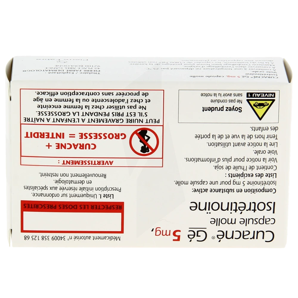 acheter du isotretinoin générique