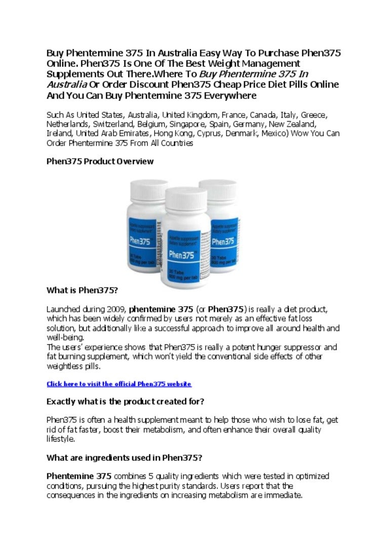 Phentermine france
