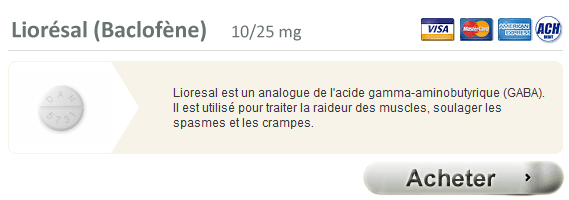 Achat de lioresal
