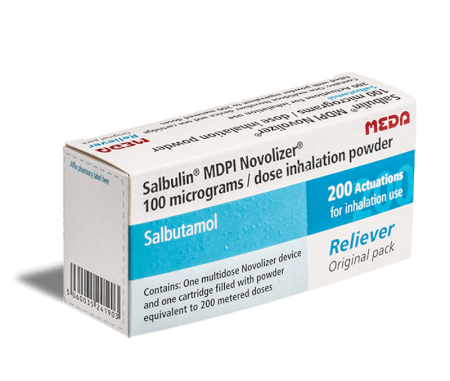 Achat de salbutamol