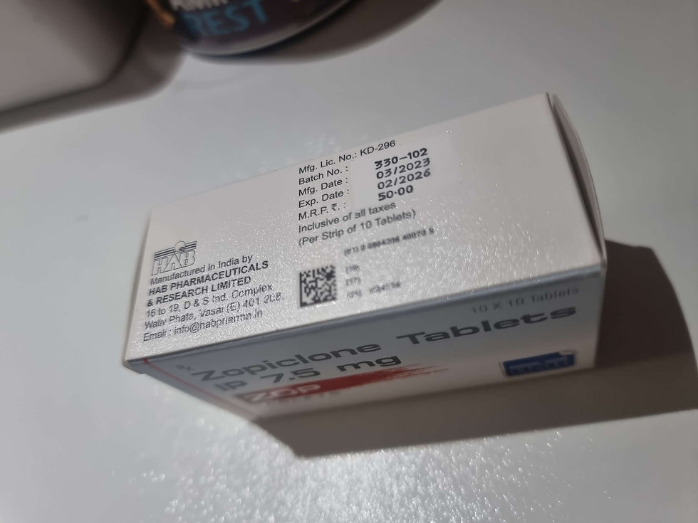 Achat zopiclone