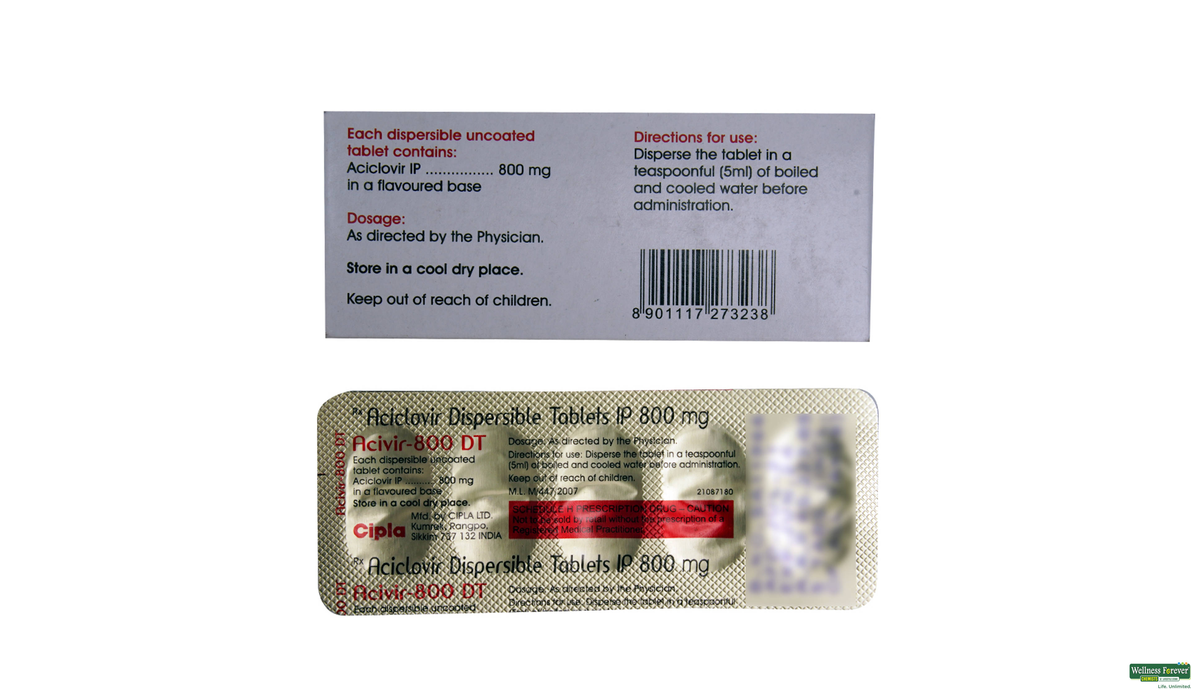 Aciclovir 800 mg online