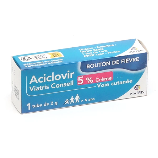 Aciclovir creme france