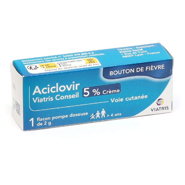 Aciclovir prix