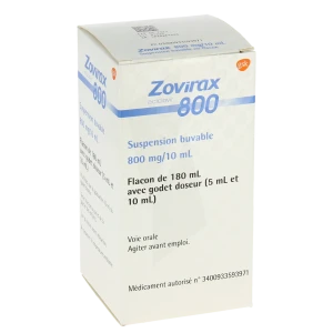 Aciclovir sirop prix