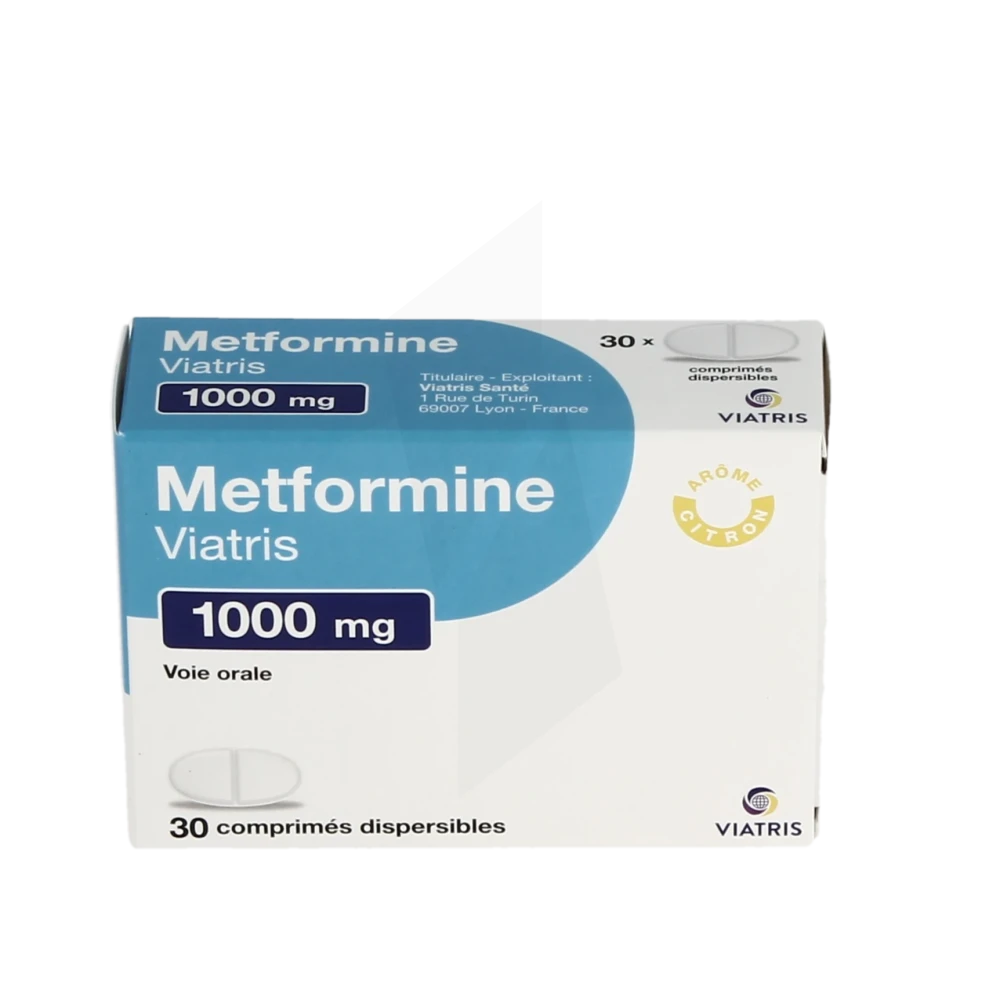 Metformin 1000 mg france