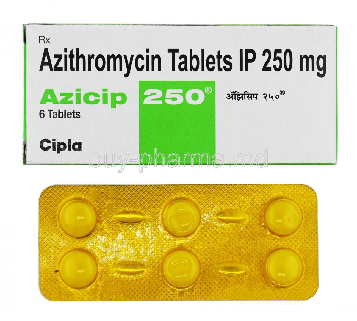 Azithromycin 250 mg & dexamethasone 6 mg