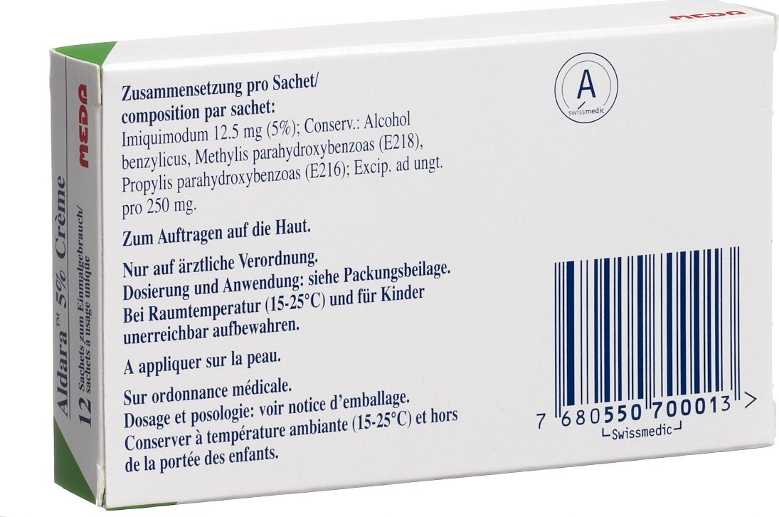 Aldara 5 crème sans ordonnance