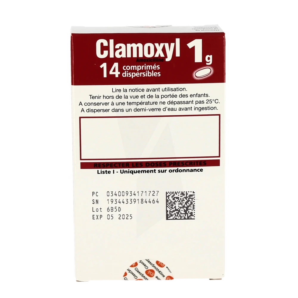 Amoxicilline 1 g prix