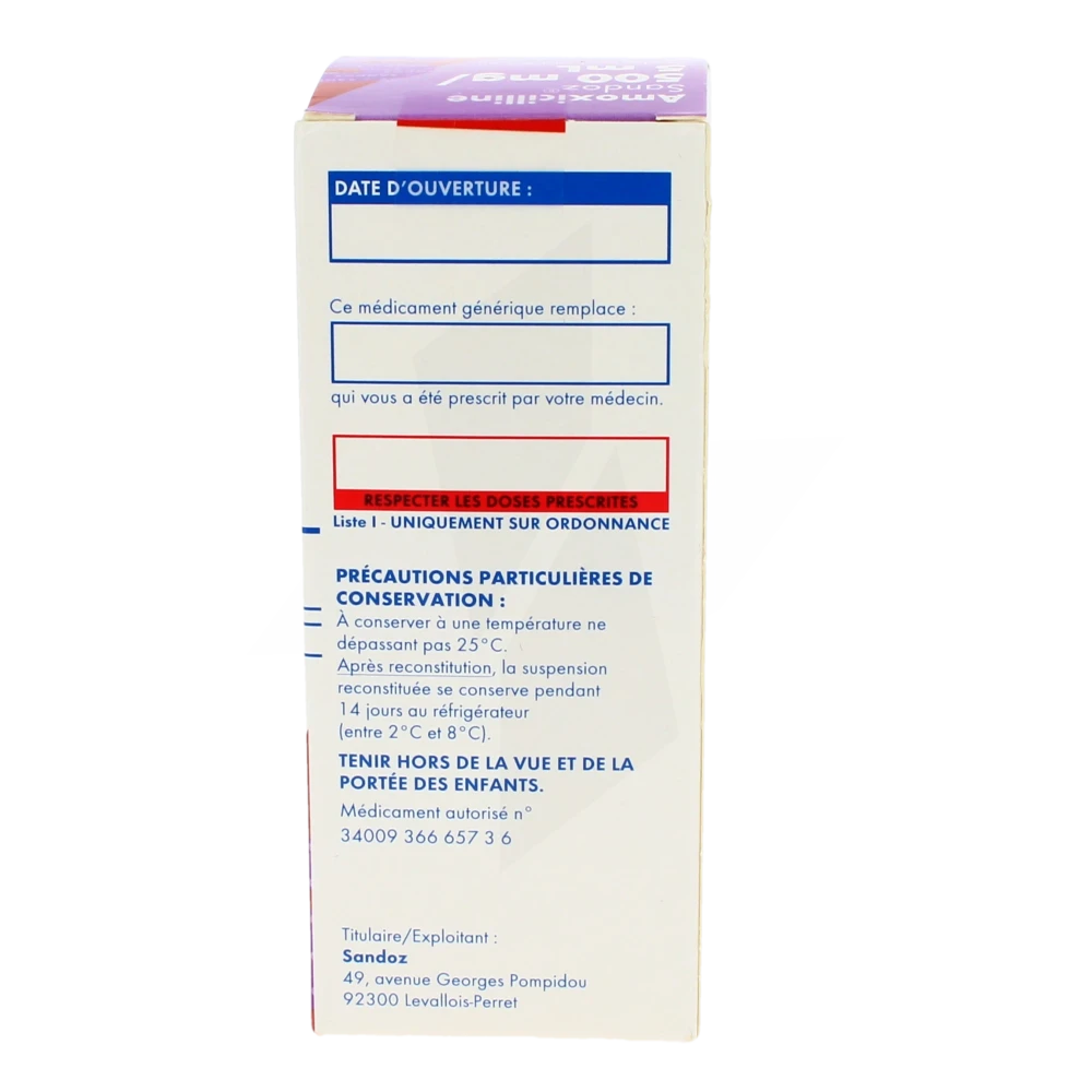 Amoxicilline 500 Mg Generique