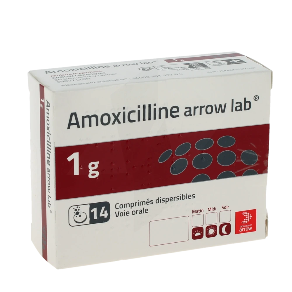 Amoxicilline Arrow 1 G Prix