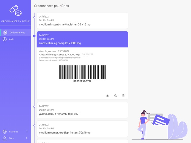 Amoxicilline eg sans ordonnance