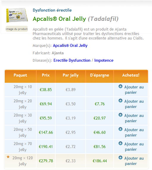 Apcalis sx achat