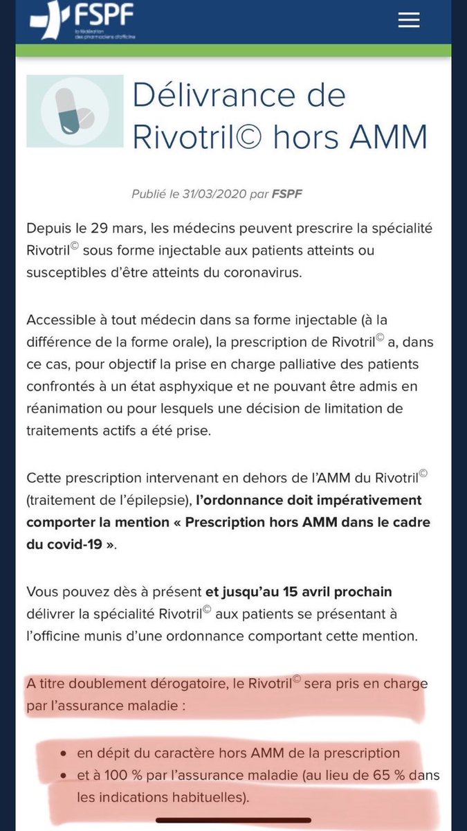 Autorisation du rivotril en france