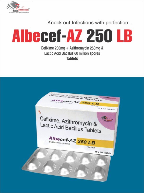 Azithromycin 250 mgcefixime 200 mg
