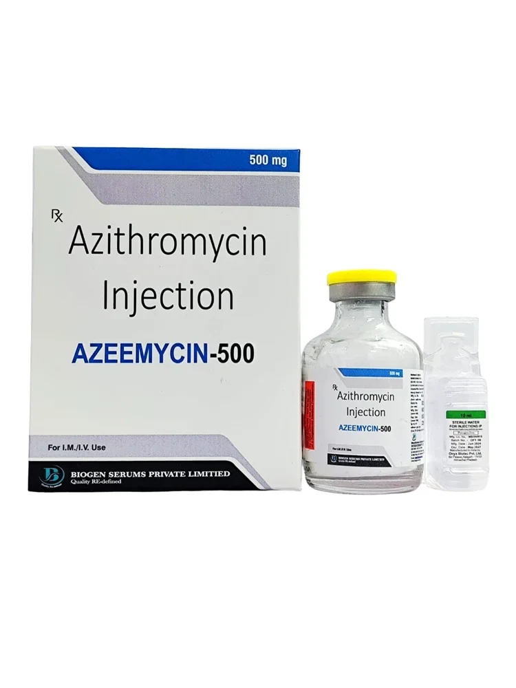 Azithromycin 500 mg vial