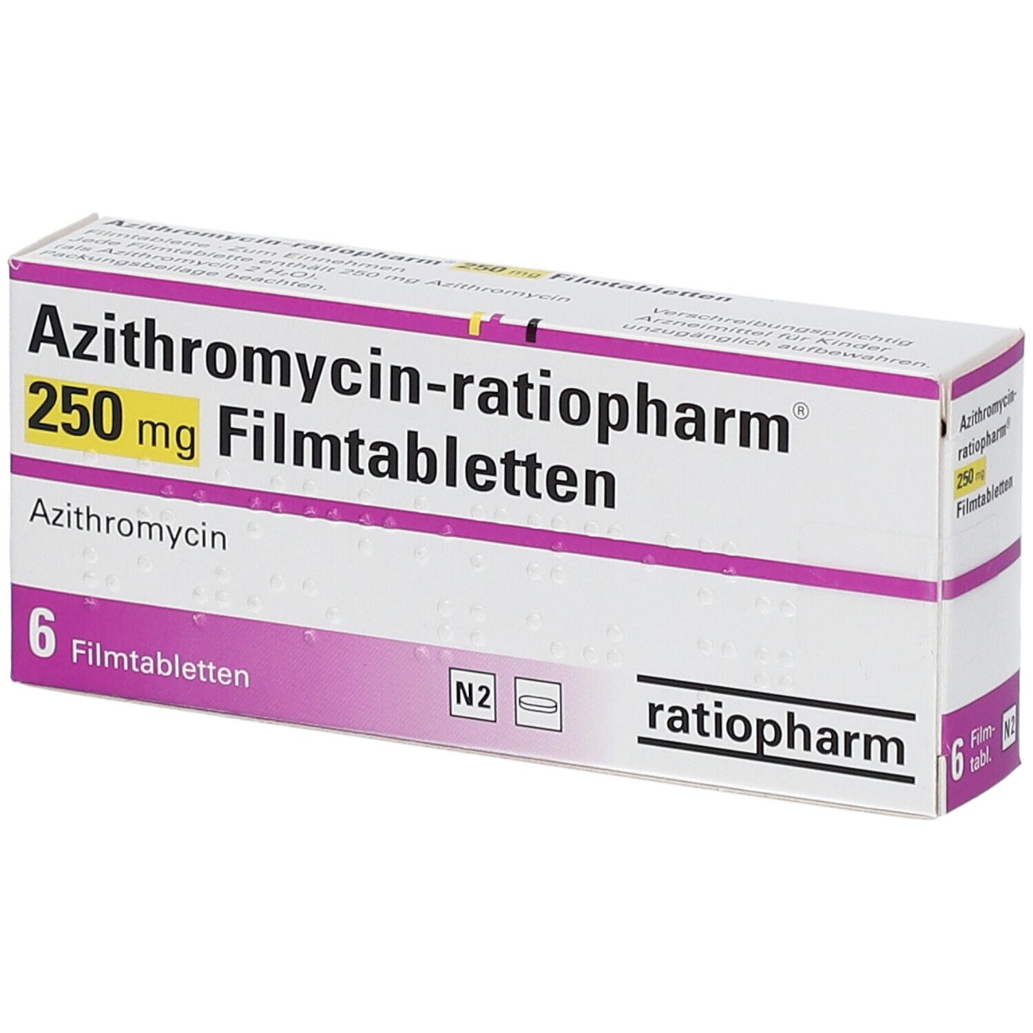 azithromycin ratiopharm 250mg