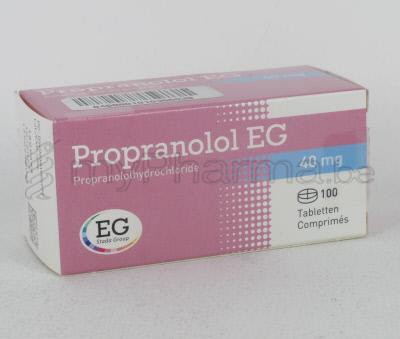 Propranolol x 40 mg
