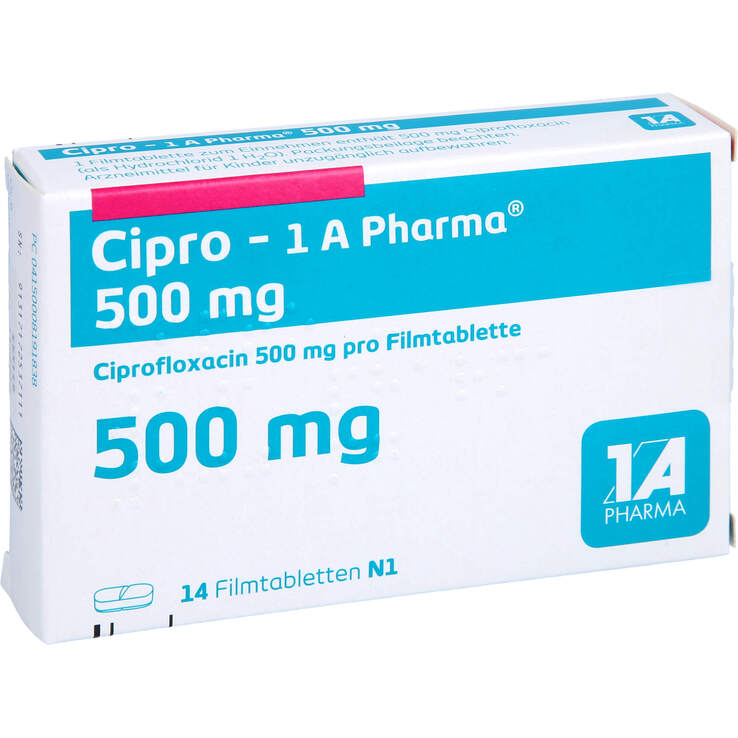 Ciprofloxacin usp 500 mg