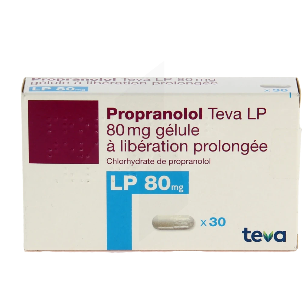 Propranolol chlorhydrate 80 mg