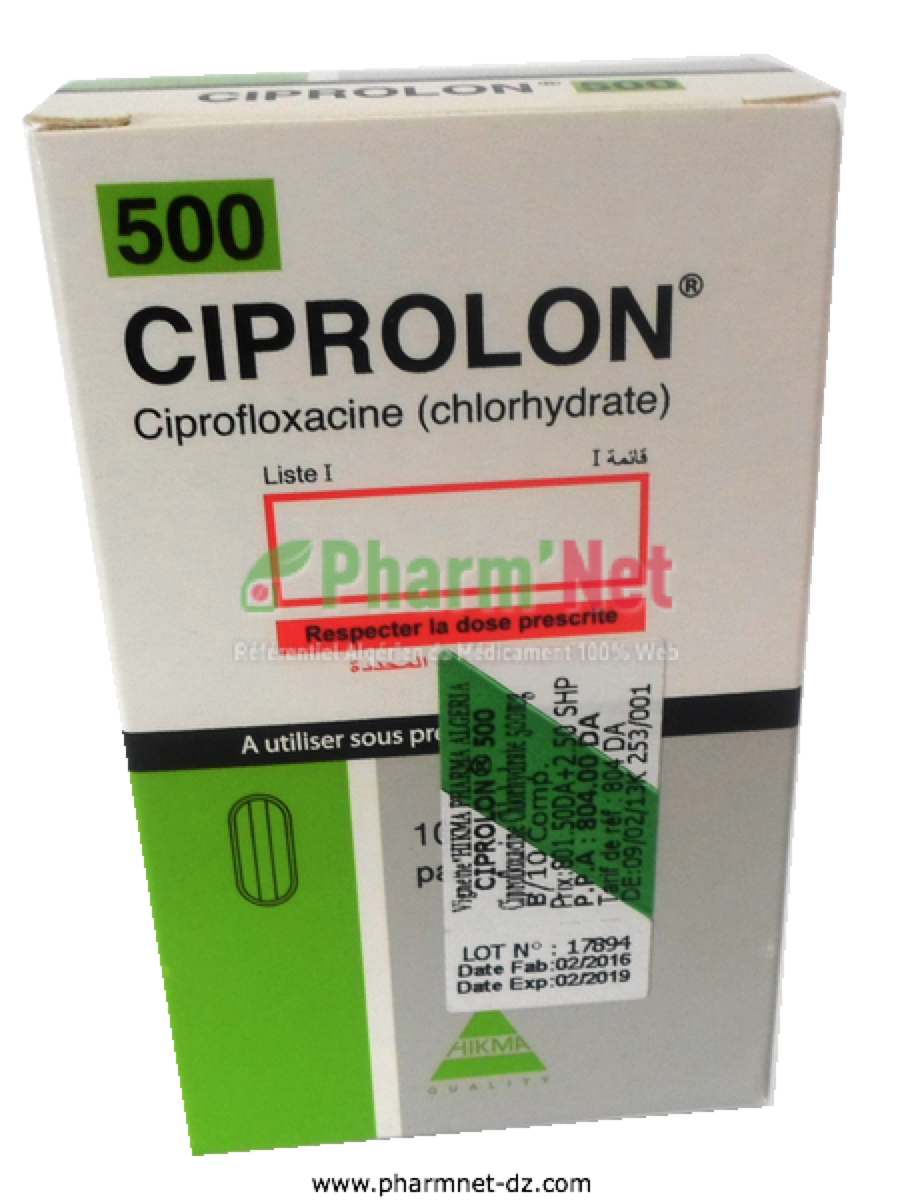 Ciprofloxacin 500mg i.v