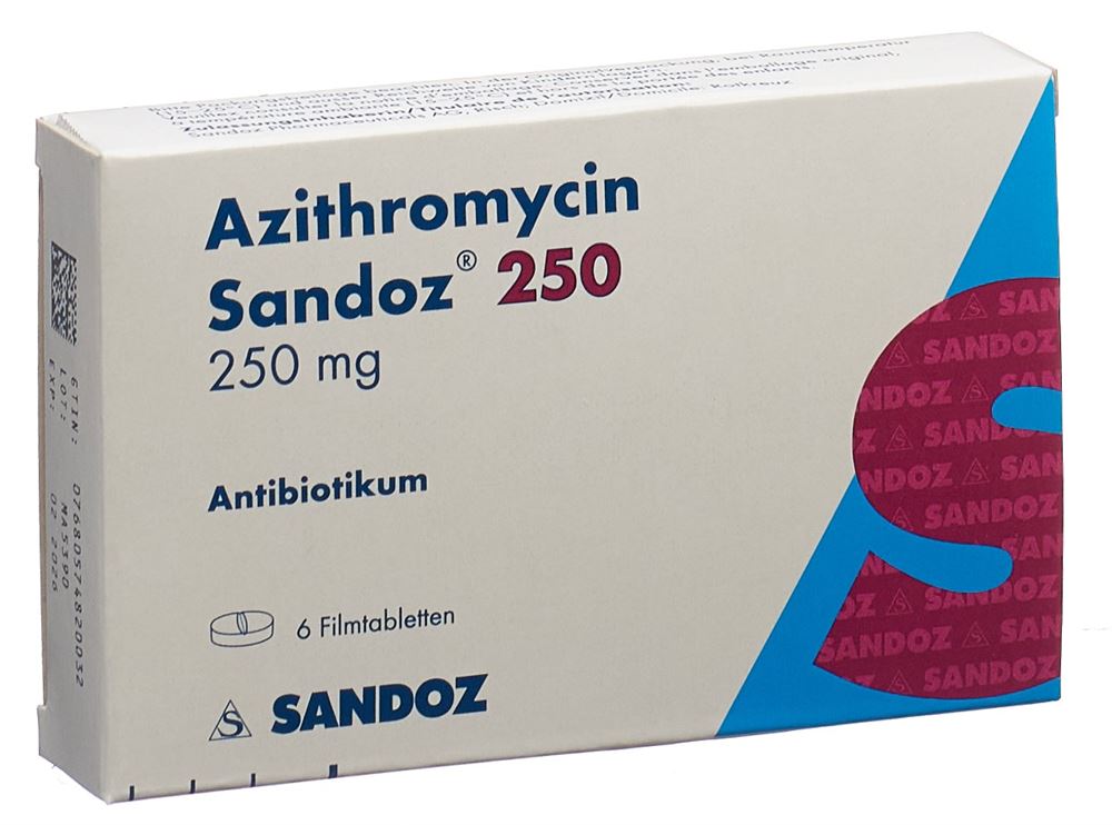 Zithromax 250mg cpr 6