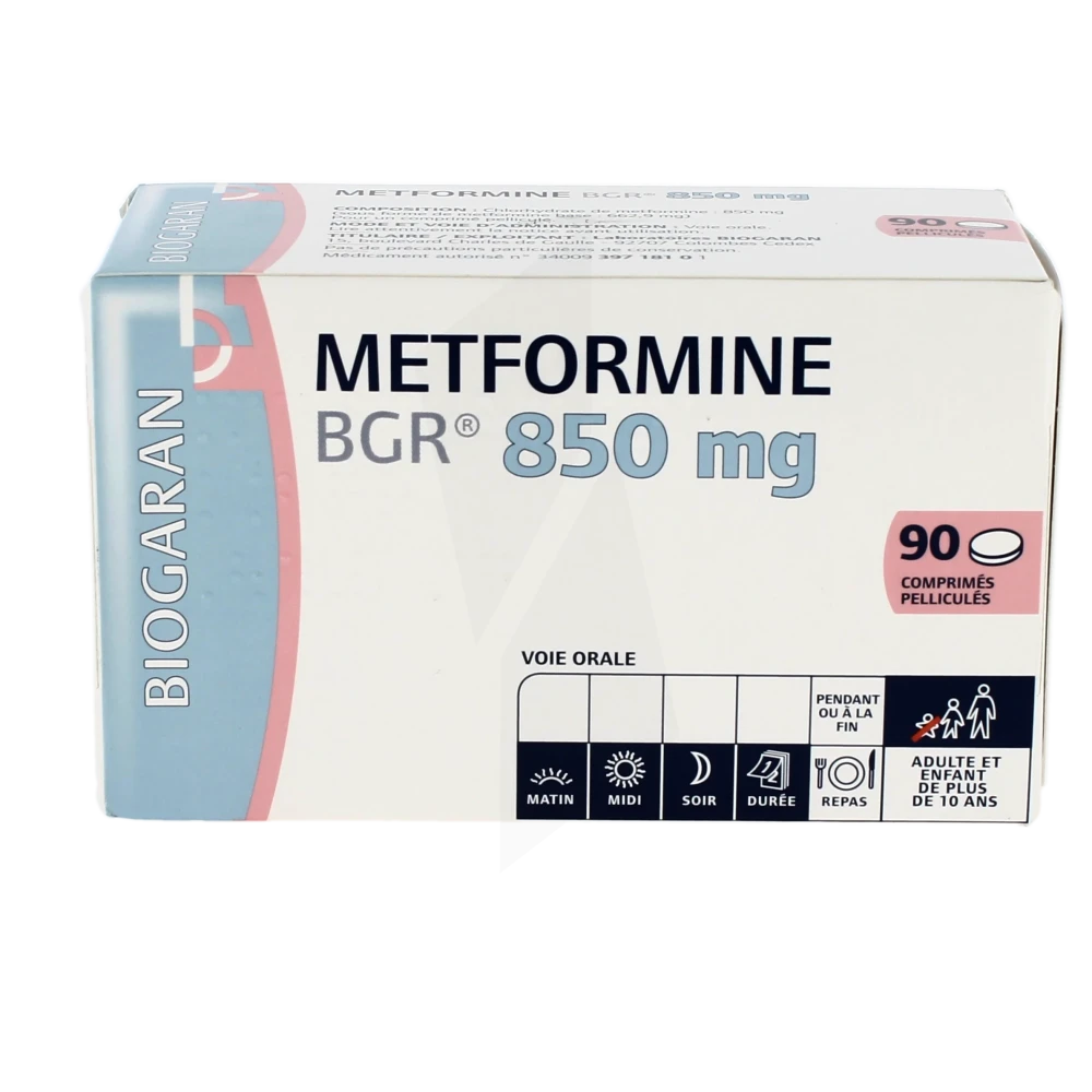 Acheter metformine 850