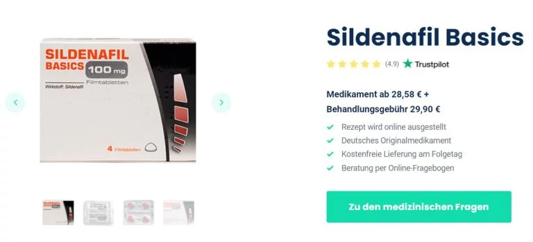 Online doktor sildenafil