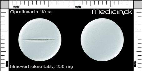 Ciprofloxacin krka 250 mg