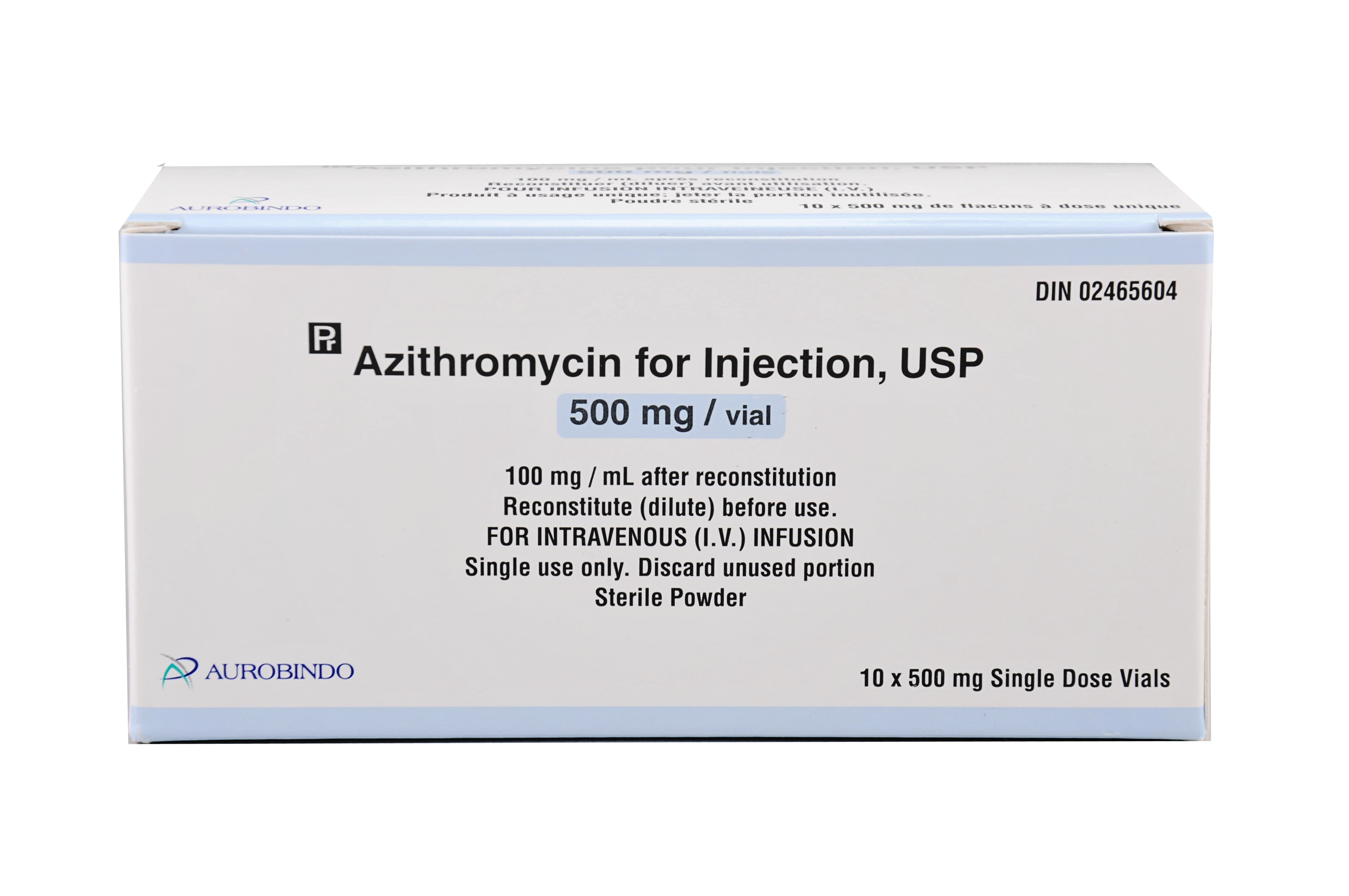 Zithromax 500 Mg Vial