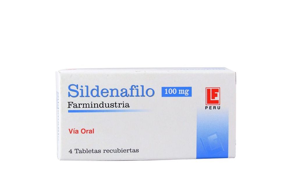 Sildenafil 100 Mg 4 Tabletas