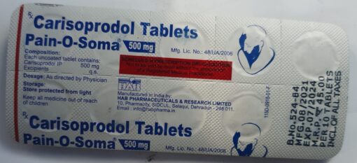 Carisoprodol 500mg
