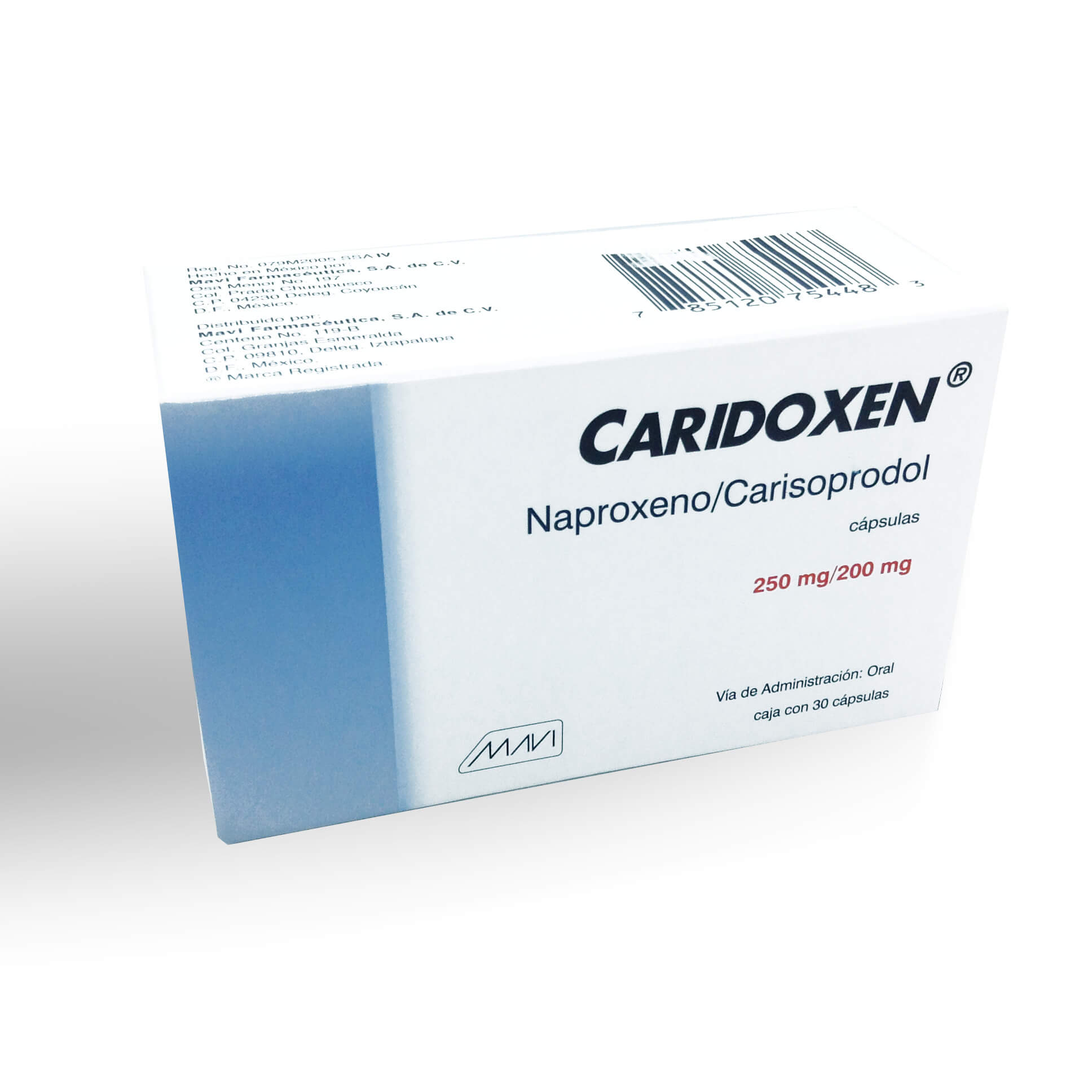 carisoprodol de 250 mg