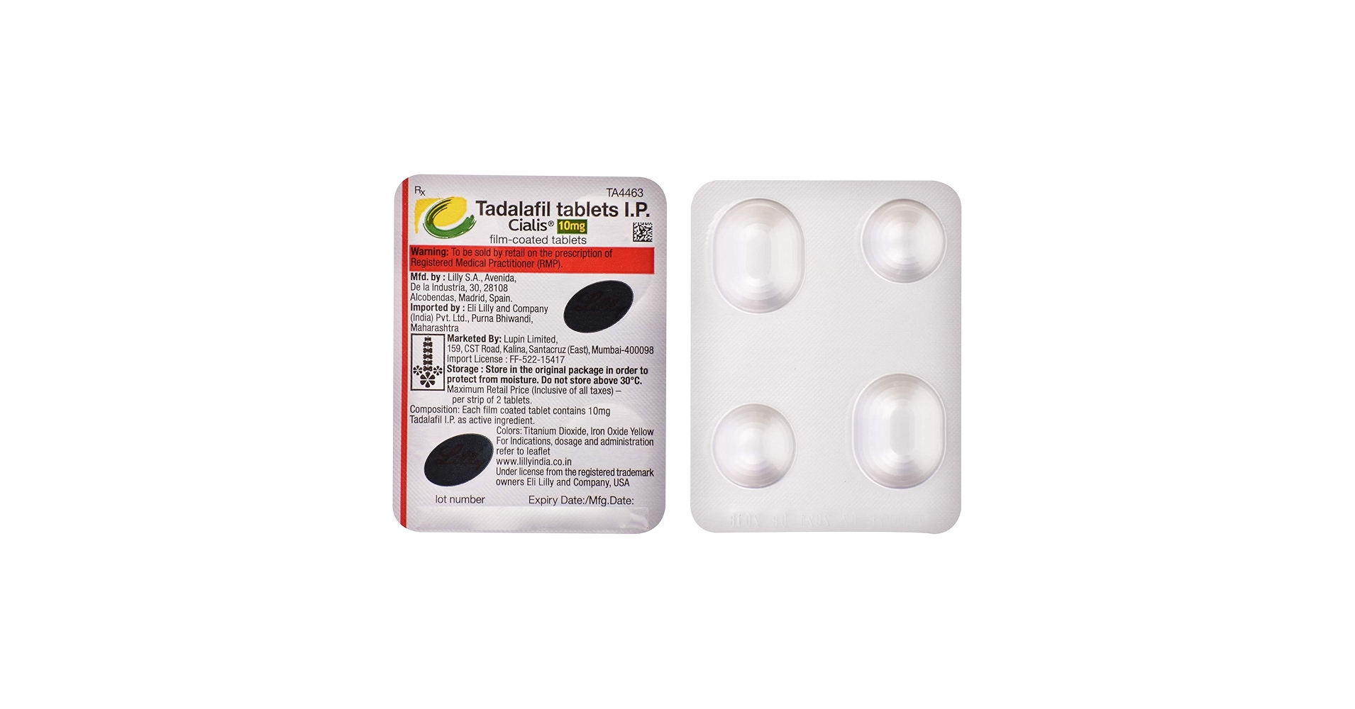 Cialis 10 mg tadalafil