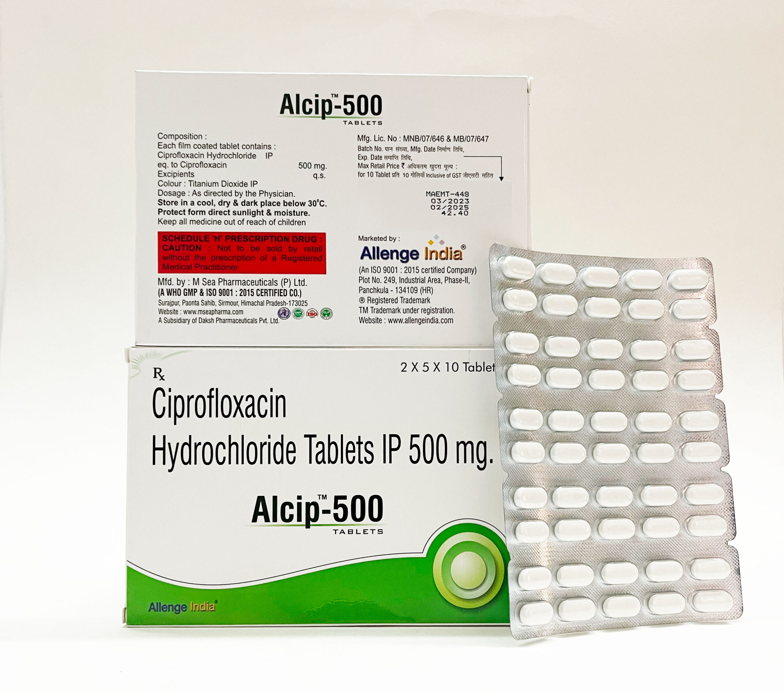 Ciprofloxacin 2 X 500 Mg
