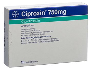 Ciprofloxacin 250 mg iv