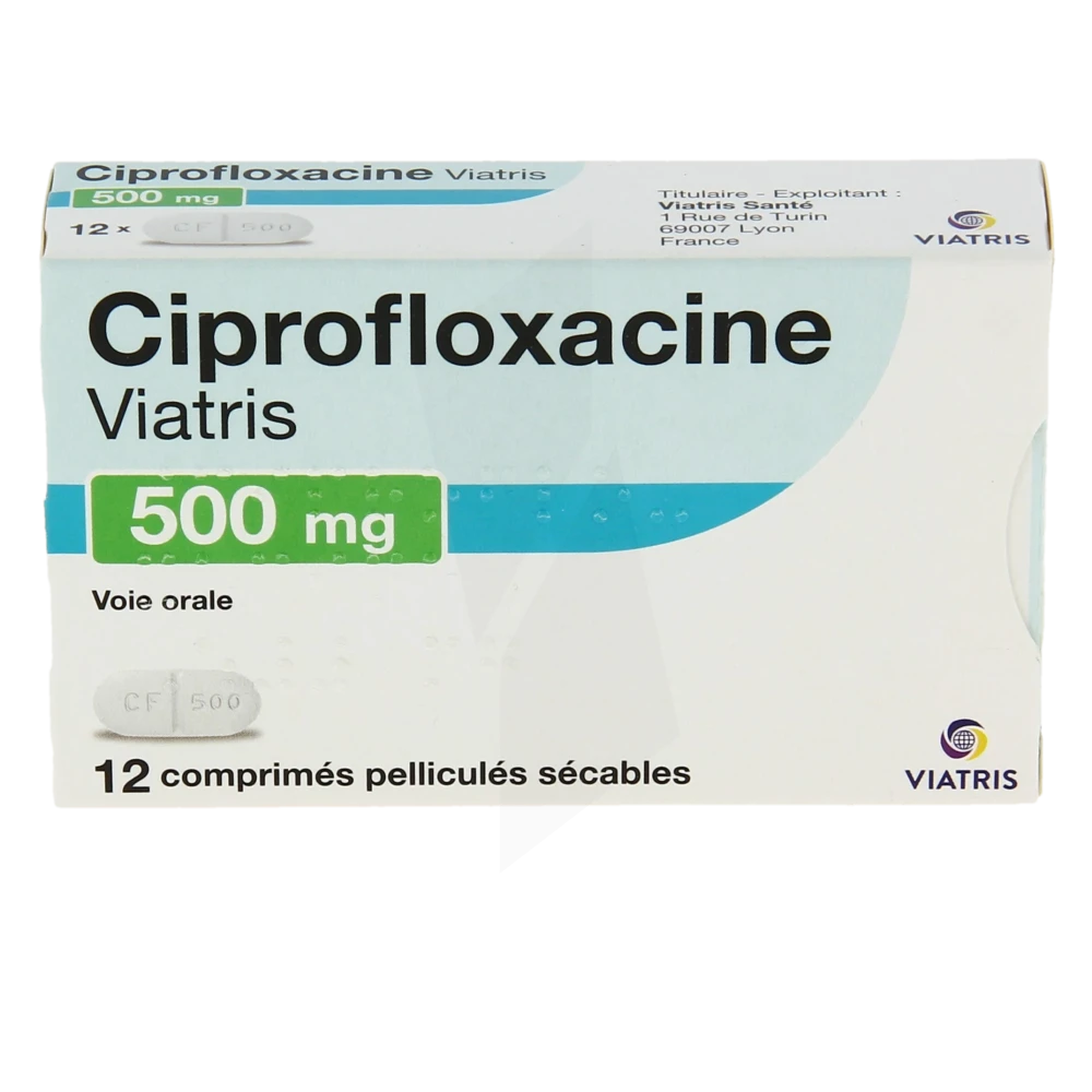 Ciprofloxacin 500 mg francais