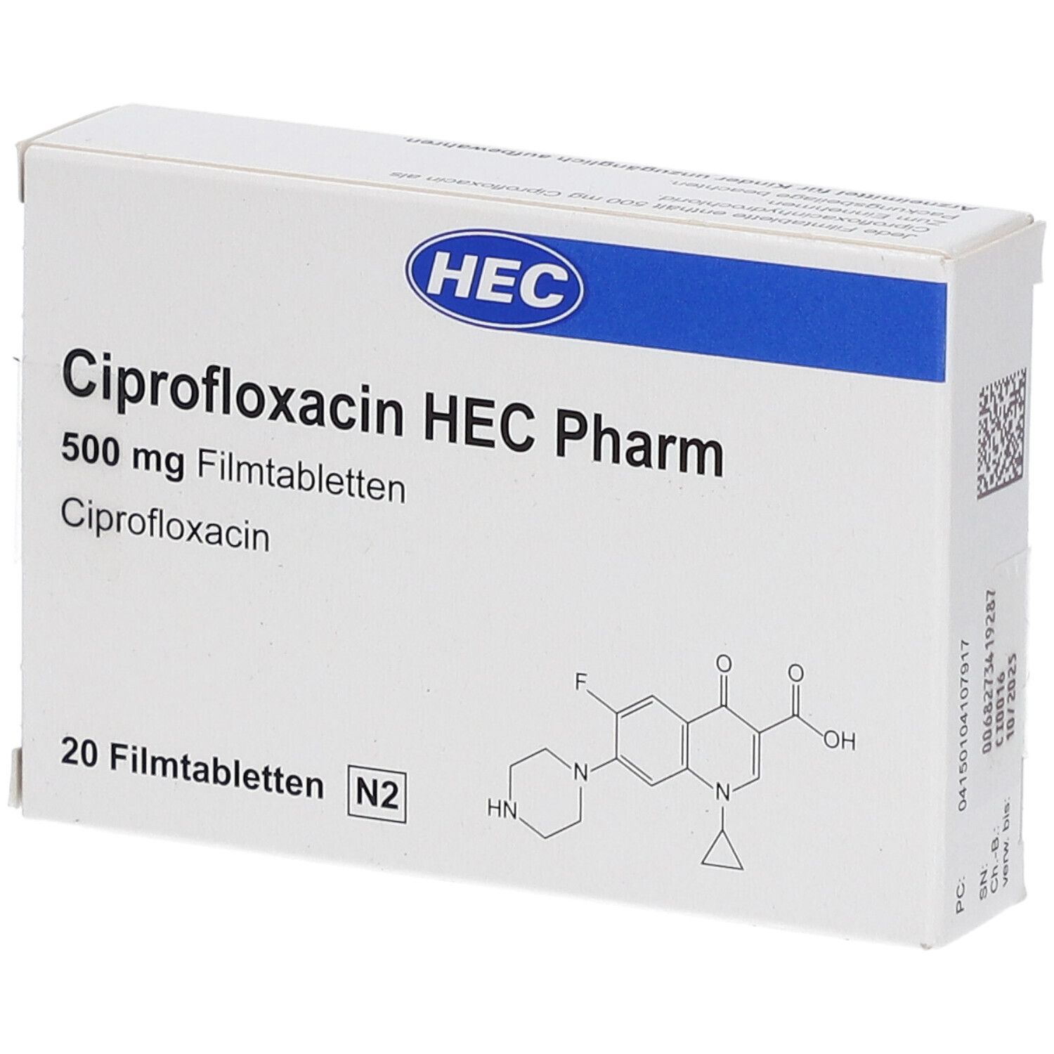 Ciprofloxacin 500 mg iv