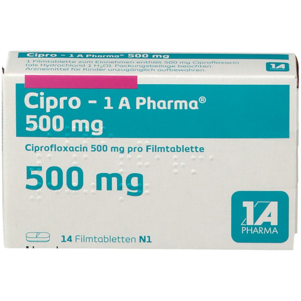 Ciprofloxacin 500 mg y102