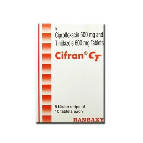 ciprofloxacin 500mg tinidazole 600 mg
