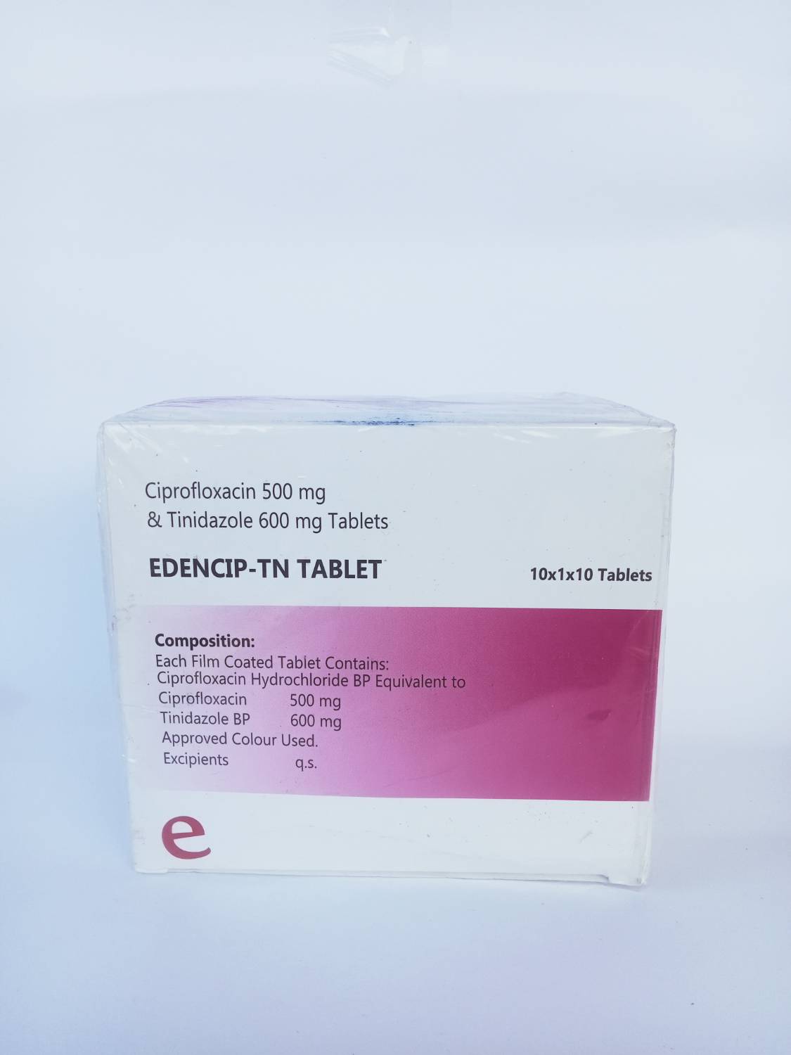 Ciprofloxacin 500mg tinidazole 600 mg