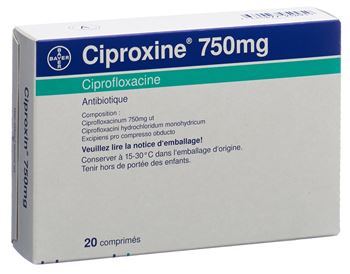 Ciprofloxacin 750 mg cp