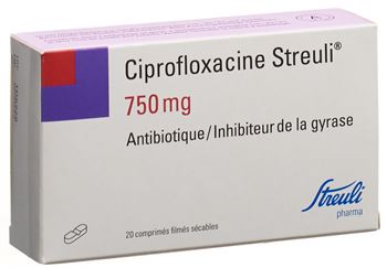 Ciprofloxacin 750 mg cp
